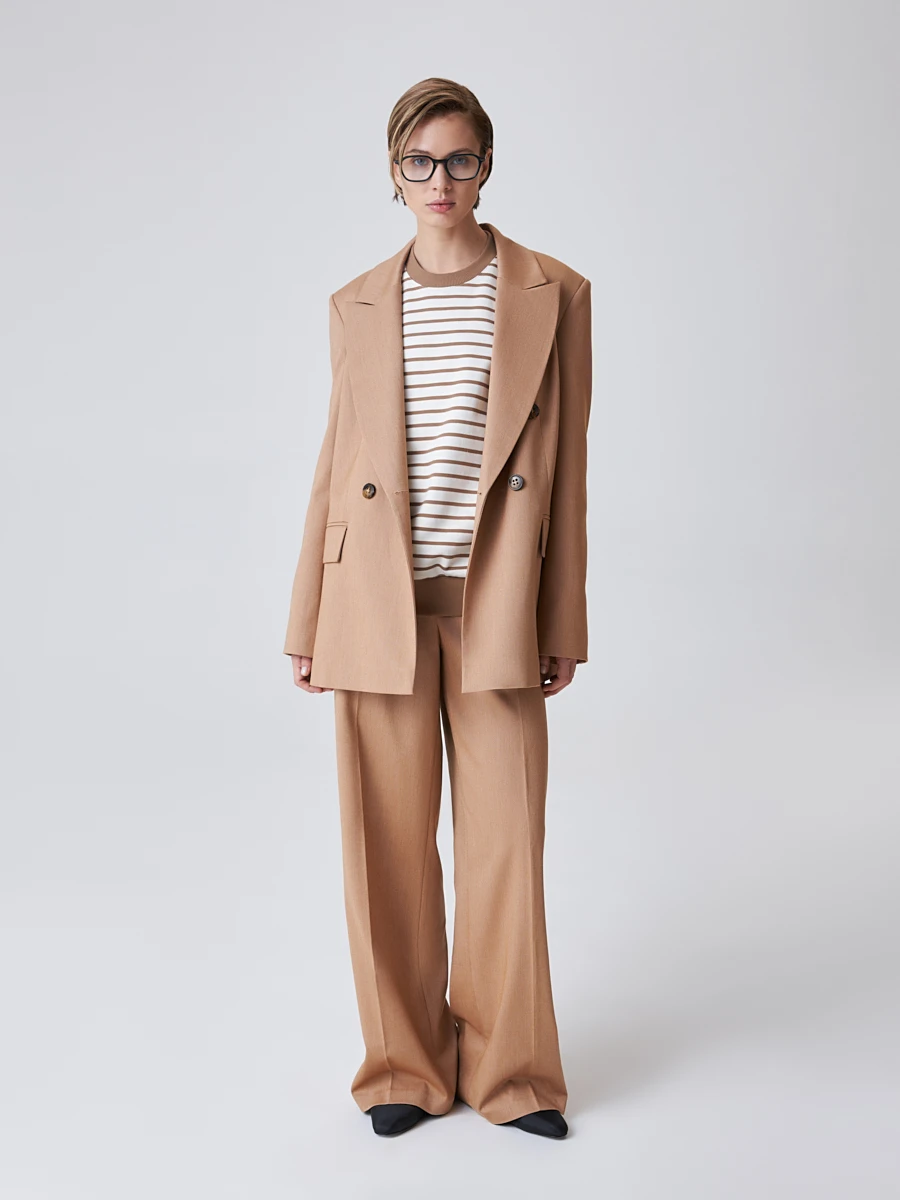 Двубортный oversize жакет